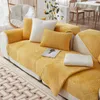 Stoelhoezen Warm Geborsteld Kussenovertrekken Sofa Handdoek Universele antislip Couch Cover voor Woonkamer Decoratieve capa de sofa 230613