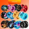 Yoyo Magic YoyoY01 Professional Response Yoyo Classic Aluminum Alloy Metal Yoyo with Spinning String 10 Ball Stainless KK Bearing 230612