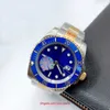 R OLAX luksusowe męskie automatyczne ceramiki mechaniczne zegarki 41 mm pełne stali ze stali nierdzewnej zegarek do pływania Sapphire Luminous Watch Bu