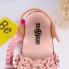 Sandalen Schattig Meisje Prinses Sandalen Zomer Meisje Sandalen Voorschoolse Schoenen Pu Rubberen Zool Gladde Bloem Baby Schoenen 230613