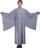 Ethnische Kleidung LATERONON Shaolin Unisex Mönch Robe Kostüm Langes Kleid Meditationsanzug