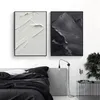 Pinturas Preto e Branco Textura Minimalista Avançado Artesanal Abstrato Pintura a Óleo Wall Art Canvas Decoração Poster Sala de Estar Quarto