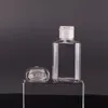 30ml 60ml空の空のペットのペットボトルフリップキャップ透明な四角い形状ボトルメイクアップ用液体使い捨てサニタイザーゲルxnlji