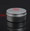 Gratis verzending - 50 x 60 g aluminium pot, metalen pot voor crème poedergel gebruik, 2 oz cosmetische flessen, 60 ml aluminium container