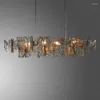 Hanglampen Moderne Designer Metaal Led Kroonluchter Verlichting Eetkamer Decor Kroonluchters Lamp Bar Loft Hangende Lichten Armaturen Armatuur