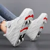 Athletic Outdoor Roller Skate Shoes For Kids Fashion Girls Casual Sports 4 Wheels Sneakers Children Toys Gift Game Boys Boots 230612