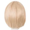 Lace Wigs Fei-Show Bob Pruik Schuine pony Pony Kort Golvend Blond Zwart Donkerbruin Lichtbruin Synthetisch haar Dames Haarstukje Cosplaypruiken Z0613