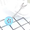 Nyckelringar 14st Partihandel Animation Z 712 stjärnor Keychain Spherical Metal Pendant Fans Gift Favoriter Ring Bag bilsmycken 230612