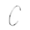 Bangle Fashionable And Versatile Cuff Bangles For Women Stainless Steel Bracelet FOREVER LOVE ONLY YOU Korean Designer Jewelry