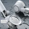 Bathroom Shower Heads High Quality High Pressure Shower Head with switch onoff button Bathroom 3-Function SPA Filter Bath Head Water Saving Shower 230612