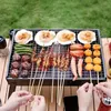 1 pc Mini Barbecue Portable Pliant Charbon De Bois, Fournitures De Barbecue En Plein Air, Outils De Cuisine De Cuisine