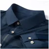 Camicie casual da uomo Camicia a maniche lunghe senza cuciture da uomo Nylon di lusso leggero Spandex Seta di alta qualità Liscio Primavera e autunno