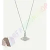 Designer Pearl Necklace Saturn Beads Pendant Fashion Women Diamond Necklace Par Jewelry Gift