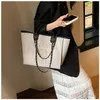 Borsa da donna di grande capacità New Fashion Commuter Big Bag Chain Beaded Versatile Borsa a spalla monospalla 75% Outlet a buon mercato all'ingrosso