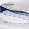 Totes Diamant Kreisförmige Abendtaschen Frauen 2023 Neue Runde Griff Strass Abendessen Clutch Geldbörsen Damen Halbmond Handtasche Hochzeit Party