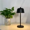 Lampes de table de luxe en métal sans fil portable rechargeable el chevet mode lampe à led pour chambre bar café atmosphère bureau