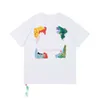 OFFes Mens t shirts summer womens designers t shirts Loose Tees Brands Tops Man S Casual Shirt Luxurys Clothing Street couple shirt Sleeve Clothes European size