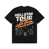 Hellstar Studios Trendy Hip-Hop Short Sleeves Man Women T Shirts Unisex Cotton Tops Men Vintage T-Shirts Summer Loose Tee Rock 1 G7QZ