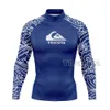 Wetsuits Drysuits Erkekler Sörf Sörf Geri Gömlekler Uzun Kollu Sıkı Mayo UV Koruma Su Sporları Yüzme Floatsuit Dalış Üstleri Boks T-Shirt 230612