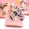 Gift Wrap 5Pcs Leather Bags Mini Handbag Shape Candy Packaging Bag Wedding For Guests Birthday Party Supplies