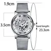 Montres-bracelets mode montre argent doré luxe creux acier montres hommes femmes élégant hommes Erkek Kol Satleri Reloj Hombre