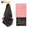 Ponytails DM Synthetic Ponytail Hairpiece Extensions Long Pigtail Extensions Natural Long Wavy Tail Hair Extension Claw Clip Ponytail 230613