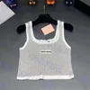 Camisoles Tanks Designer Womens Tank Top Letter Gray T Shirt Fashion Tops Tops عالية الجودة ملابس 79E5