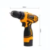 Boormachine G30 Ny stil 21V 12V Electric Cordless Skruvmejsel 3 Funktioner Trådlös Impact Drill Mini Litium Batteriladdning Handborr