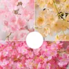 Fleurs artificielles fleur de cerisier Sakura guirlande mariage arc jardin toile de fond décoration de fête à la maison fausses plantes vigne 1.8M