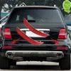 Neue Auto Hinten Schwanz Nebel Licht Reflektierende Aufkleber Stoßstange Lampe Streifen Für Mercedes-Benz ML-Klasse W164 ML320 ML350 2008 2009 2010 2011