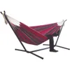 Hammocks Portable Hammock Thicken Swing Outdoor Garden Home Camping Stripe Hammock Double Single People Hanging Bed