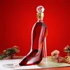 Bar Tools 750 ml High Heels Form Crystal Whisky Decanter Glass Red Wine Bottle Woman's Gift Brandy Champagne Glasses for Family Home 230612