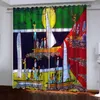 Curtain Creative Po Curtains Blackout Printing Kids Room Drapes Living Bedroom Custom Any Size