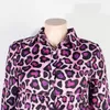 Vestidos de talla grande talla mujer 5xl estampado de leopardo botón fiesta faldas otoño moda Club señora noche ropa al por mayor 230613