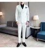 Men's Suits 3 Pieces Blazer Vest Pants Men's Dress Suit Luxury Wool Classic Double Breasted Slim Fit Jacket Size 100kg Men Business