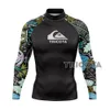 Wetsuits Drysuits Erkekler Sörf Sörf Geri Gömlekler Uzun Kollu Sıkı Mayo UV Koruma Su Sporları Yüzme Floatsuit Dalış Üstleri Boks T-Shirt 230612