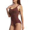 Damen Shapers Damen Shaping Straps-Bodysuit Bruststütze Taillenkontrolle Hip-Lifting Crotch Opening Jumpsuit Shapewear 230612