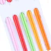 10 paires de baguettes chinoises en plastique de couleurs assorties de 8,7 pouces de long