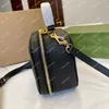 Женская сумка через плечо Mini Trunk Camera Bags Дизайнерские лоскутные буквы Soild Сумки через плечо Женская уличная мода Кошелек Box D2306091F