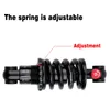 Bike Groupsets EXA Rear Shock Absorber For Downhill Boost Mountain 125 150 165 190mm Ajustable Suspension Spring Bicycle 230612