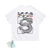 Offes Mens Camisetas Verão Mulheres Designers Camisetas Loose Tees Marcas Tops Homem S Casual Camisa Luxurys Roupas Rua Shorts Manga Roupas Tamanho Europeu S-XL