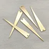 Medaillons Collectie 51x8mm 100 stks Messing Hangers Driehoek Charm Voor Handgemaakte Ketting Oorbel DIY Onderdelen Sieraden Bevindingen Componenten 230612