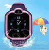 Barnklockor barn tracker smart telefonklocka vattentät IP67 kg position SOS Call Arvwatch Camera iOS Android Kids Watch Gift E18 230612