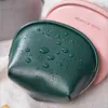 Jewelry Pouches 1pcs 9x6x11cm Green/gray Color PU Leather Portable Port Black Bag Storage Cosmetic Multifunctional Mini Wallet