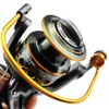 Moulinets Baitcasting Moulinet de pêche Carpe Spinning Système de freinage avant et arrière Bobine en métal Outils Accessoires 230613