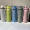 LU 710 ml Izolowany kubek wodny Sport Bottle Water Bottle Water Bottle Stal nierdzewna czysta tytanowa próżnia przenośna szczelna kubek na zewnątrz