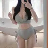 Kadın Mayo Mayo Kadın Mikro Bikini Mayo Takım Moda Seksi Yaz Yeni Model Kore Versiyon Cinjunto de Dos Piezas Mujer Z0613