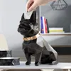 Dekorativa föremål Figurer French Bulldog Coin Bank Box Piggy Figurine Hem Dekorationer Lagringshållare Toy Child Gift Money Dog for Kids 230613