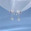 Exquis Planet Tassel Boucles d'oreilles pour les femmes Sparkling Asymétrique Drop Girl Party Jewelry R230613
