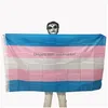 Banner Flags Polyester Rainbow 90X150Cm Transgender Gay Pride Pink Blue Lgbt Flag Party Supplies Bh Tqq Drop Delivery Home Garden Fes Dhamx